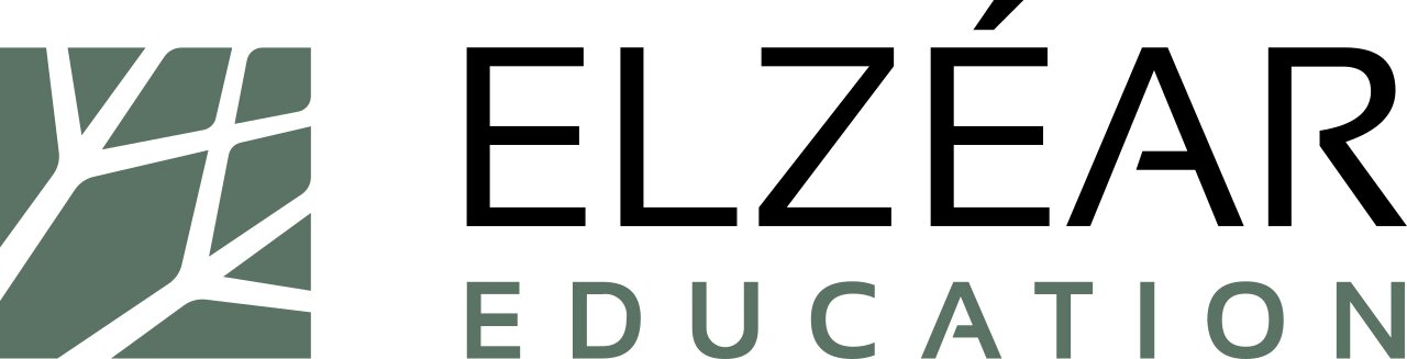 Logo vert et noir "ELZÉAR EDUCATION